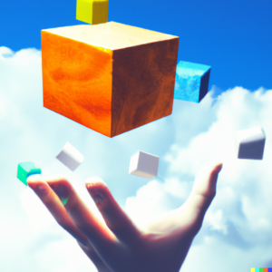 Hand Image Collecting small boxes